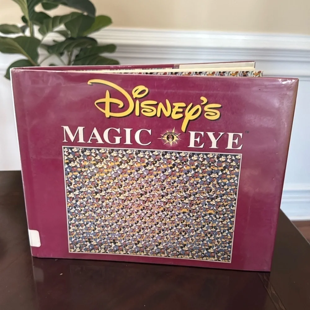 Vintage Disney magic eye book from scholastic